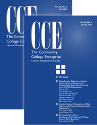 The Community College Enterprise: 1-Year Subscription