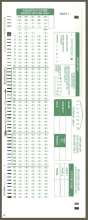 882-E Green Scantrons