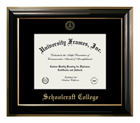 Sc Diploma Frame Classic Black With Gold Trim