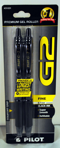 G2 Gel Ink 2Pk Fine