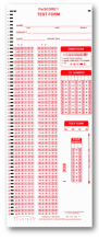 Nursing Red Scantron