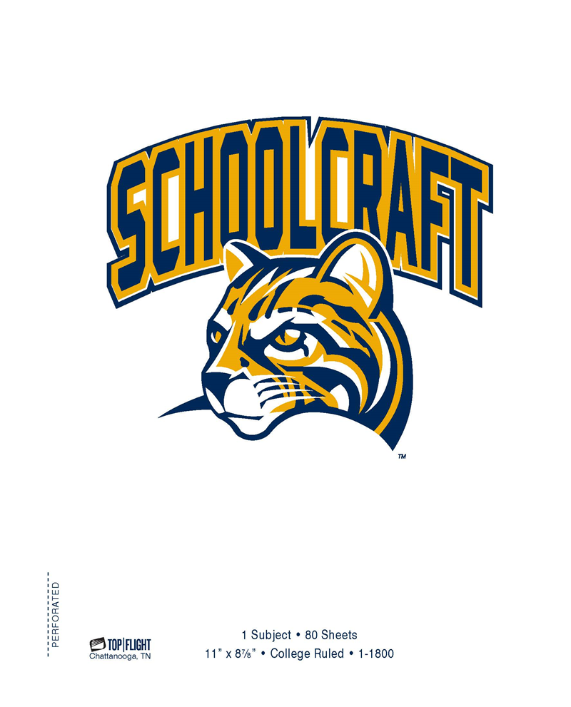 Ocelot Logo 1 Subject Notebook (SKU 1059183333)