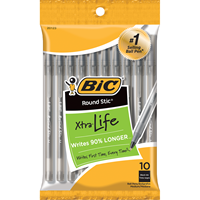 Pen Bic  Xtra Life 10Pk