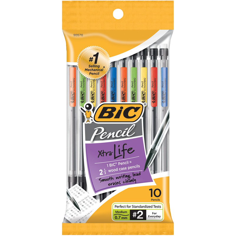 Pencil Bic Mechanical 10Pk 0.7Mm (SKU 1023627733)