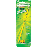 Pencil Ticonderoga Sharpened Pencil 4Pk