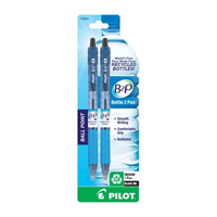 Pen Pilot Bottle 2 Pen 2Pk Blue Medium