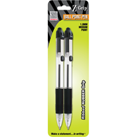PEN ZEBRA Z-GRIP BALLPOINT PEN RETRACTABLE MEDIUM 2PK