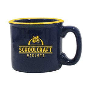 Sc Camp Mug With Gold Rim
