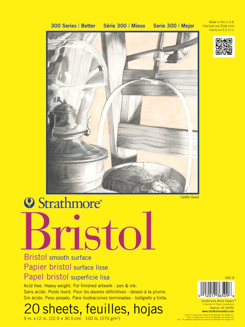 Strathmore Bristol 300 Series Smooth Surface Pad (SKU 1009322158)