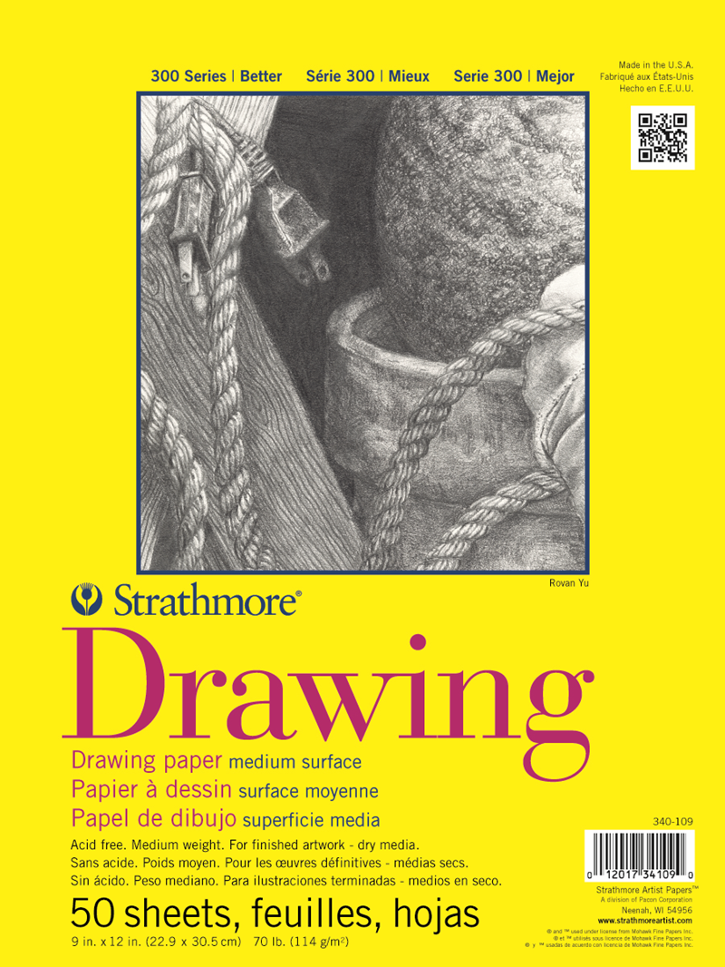 Strathmore Drawing 300 Series Paper Pad (SKU 1057784458)