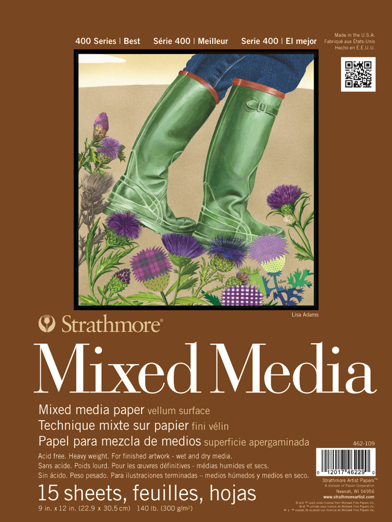 Strathmore Mixed Media 400 Series Paper Pad (SKU 1057786858)