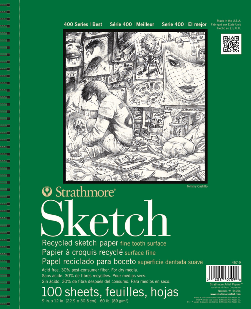 Strathmore Recylced Sketch 400 Series Paper Pad (SKU 1041411858)