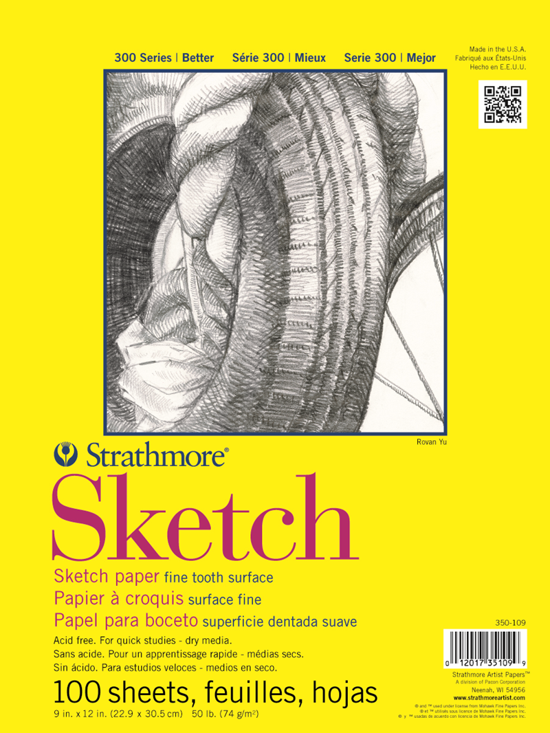 Strathmore Sketch 300 Series Paper Pad (SKU 1041410158)