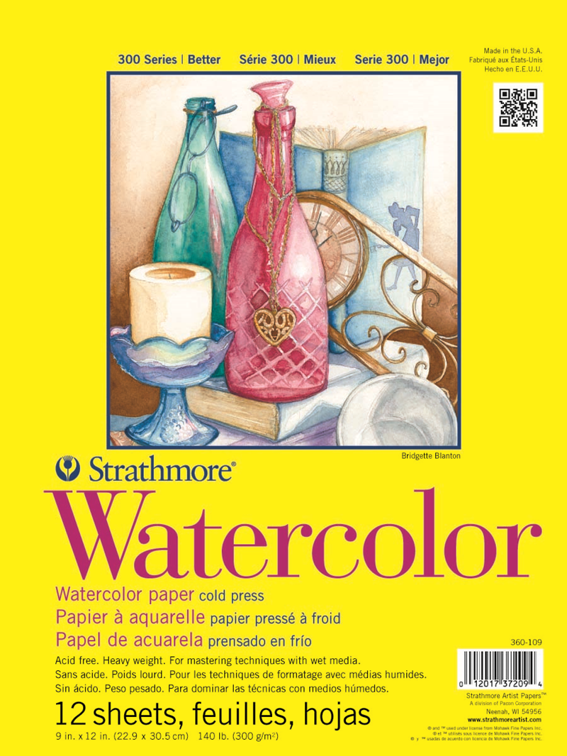 Strathmore Watercolor 300 Series Paper Pad (SKU 1041430958)