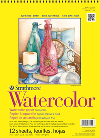 Strathmore Watercolor Spiral 300 Series Paper Pad